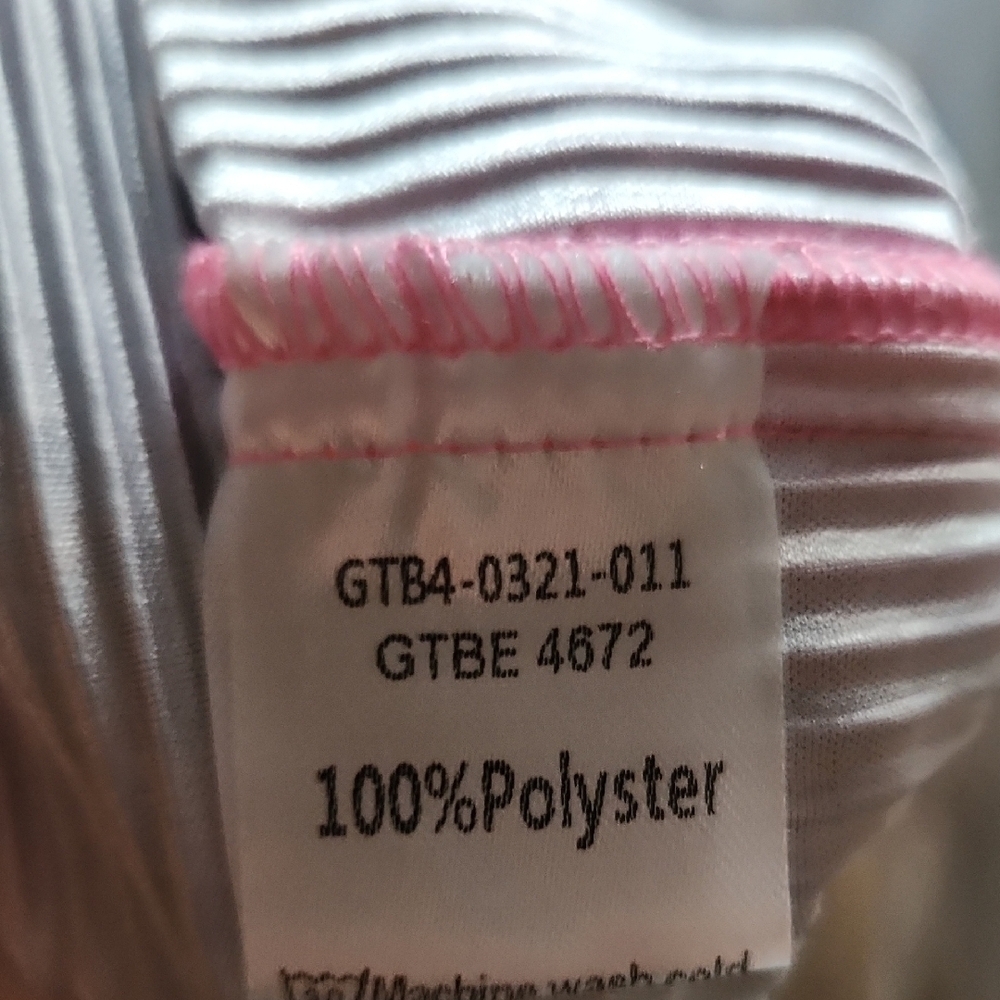 Candy Striped Pink and Blue Metalic Women's Skirt Size 2xl Cosplay Candyland - Picture 5 of 5